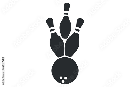 Bowling Vector Illustration, Vibrant Vector Design for Bowling Lovers, Stylish Bowling Vector Graphics, Modern Vector Art for Bowling Elements, Creative Bowling Vector Elements, Vector Design
