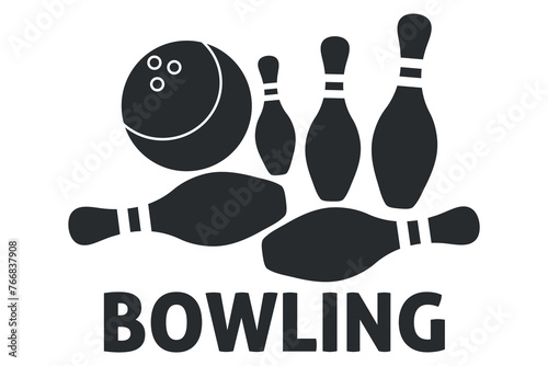 Bowling Vector Illustration, Vibrant Vector Design for Bowling Lovers, Stylish Bowling Vector Graphics, Modern Vector Art for Bowling Elements, Creative Bowling Vector Elements, Vector Design