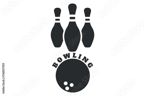 Bowling Vector Illustration, Vibrant Vector Design for Bowling Lovers, Stylish Bowling Vector Graphics, Modern Vector Art for Bowling Elements, Creative Bowling Vector Elements, Vector Design