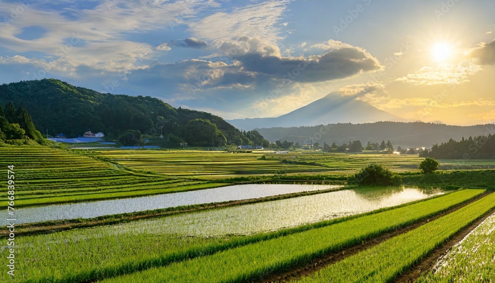 日本の田舎の畑