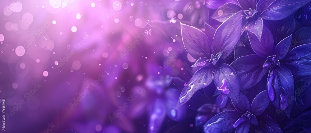 A stunning close-up of vibrant blooms on a soft background, featuring a shimmering star at its center A stunning close-up of vibrant blooms on a soft background, featuring a shimmering star at its center