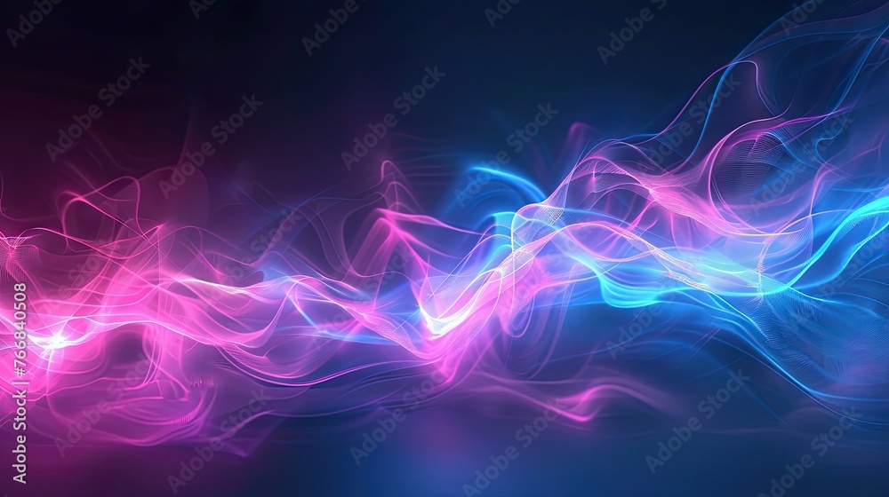 Abstract Background wave blue lines design