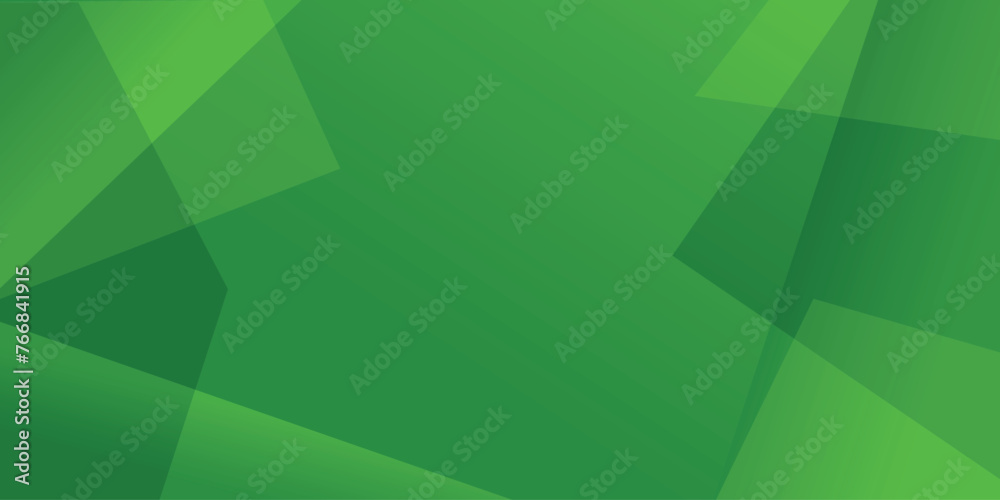Obraz premium Green abstract background vector. Green abstract geometric background with diagonal stripes and shapes