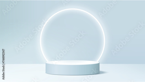 3d background product featuring podium scene with geometric platform. stand to show cosmetic products. eps 10