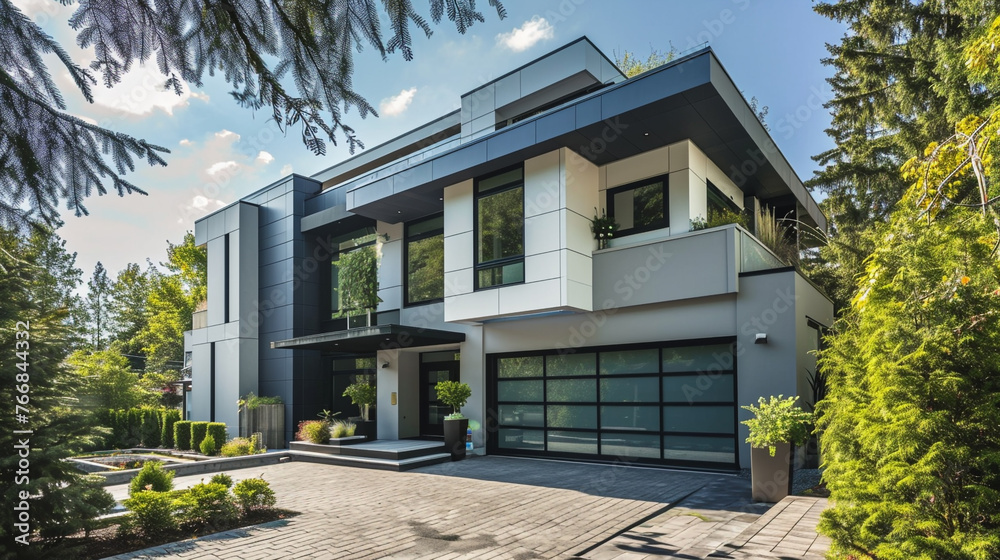 Skyline Sanctuary: A Contemporary White House Offering Unparalleled Sky Views and Luxury Living Skyline Sanctuary: A Contemporary White House Offering Unparalleled Sky Views and Luxury Living