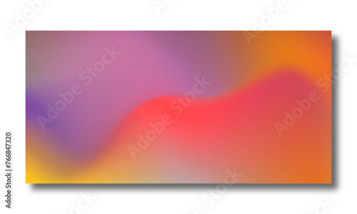 Abstract color gradient modern blurred background and film grain texture template with an elegant