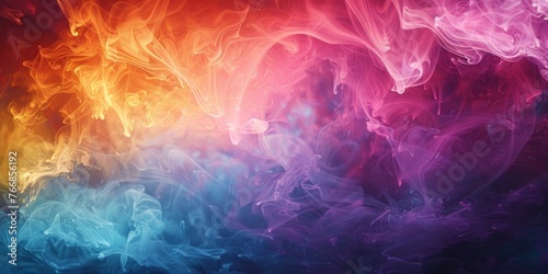 Vibrant swirls of pigment creating a mesmerizing display of color theory