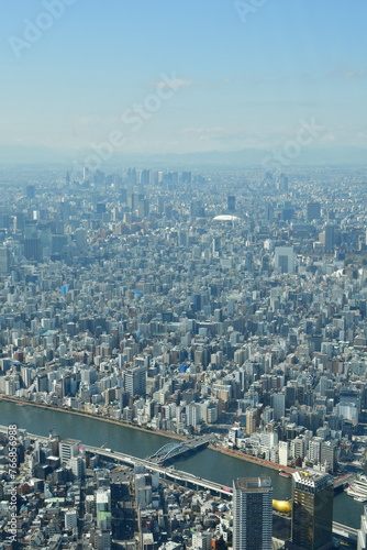 Tokyo City panorama from Sky Tree view from above © Andreas