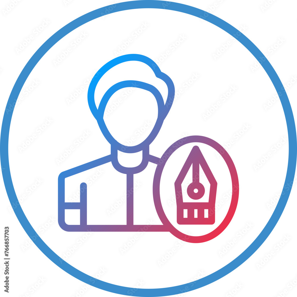 Vector Design Graphic Designer Icon Style Vector Design Graphic Designer Icon Style