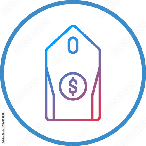 Vector Design Price Tag Icon Style