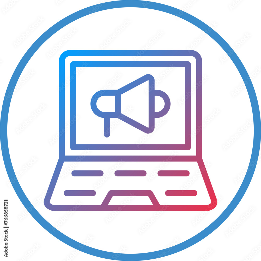 Vector Design Advertisement Icon Style Vector Design Advertisement Icon Style