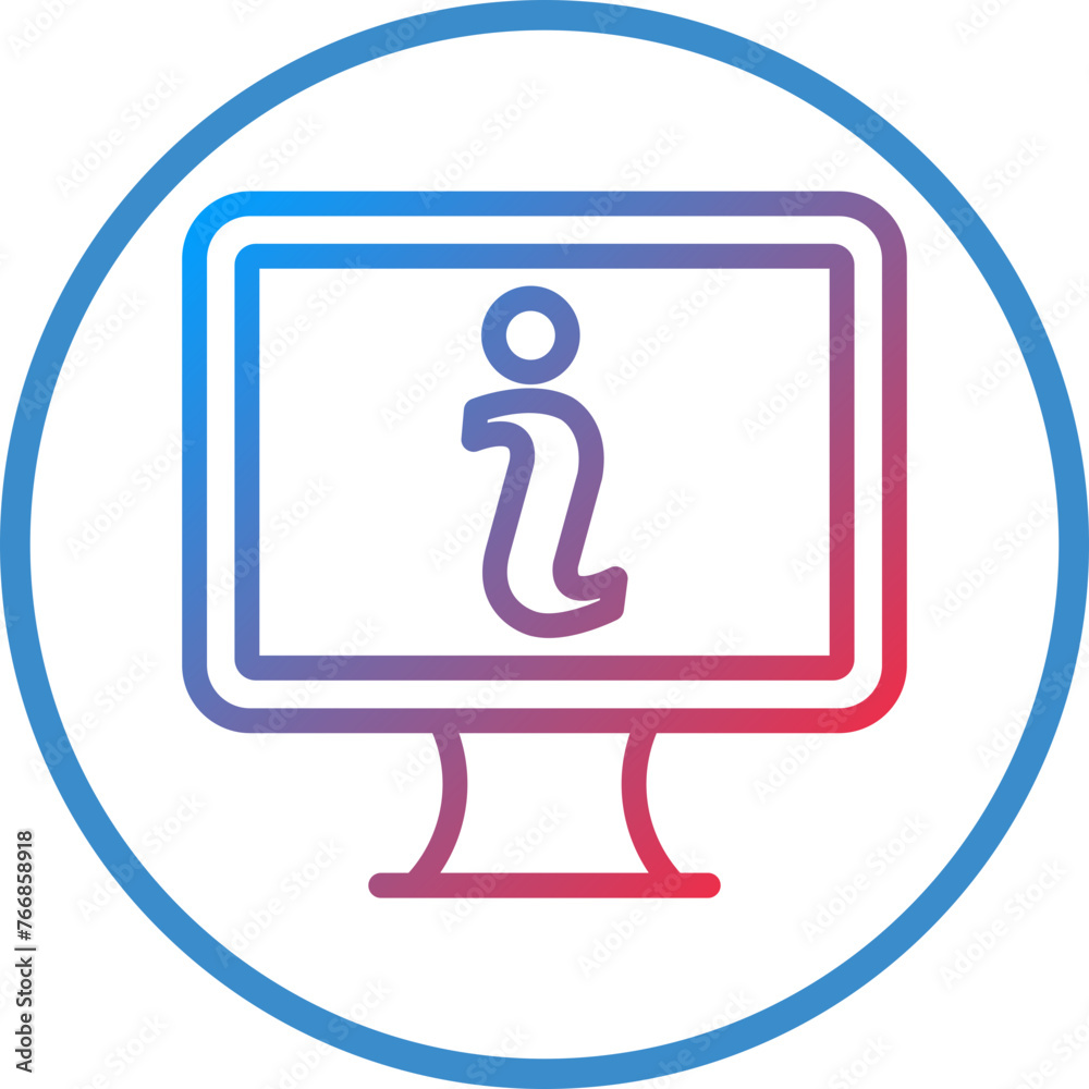 Vector Design Online Info Icon Style Vector Design Online Info Icon Style