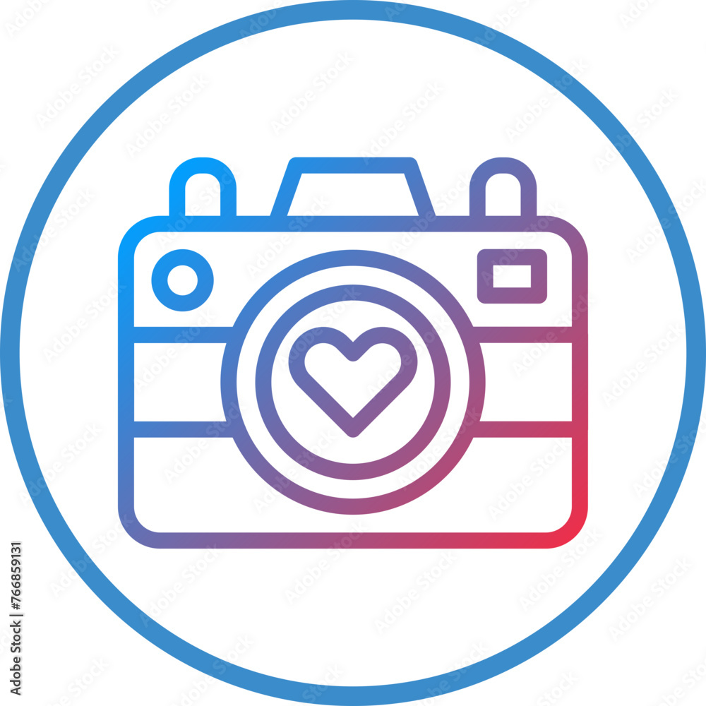 Vector Design Wedding Camera Icon Style Vector Design Wedding Camera Icon Style
