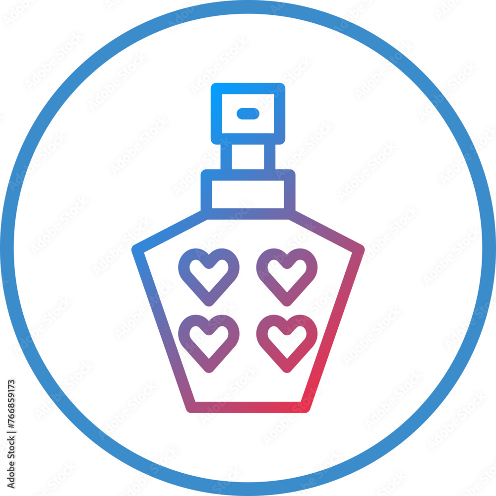 Fototapeta premium Vector Design Perfume Icon Style