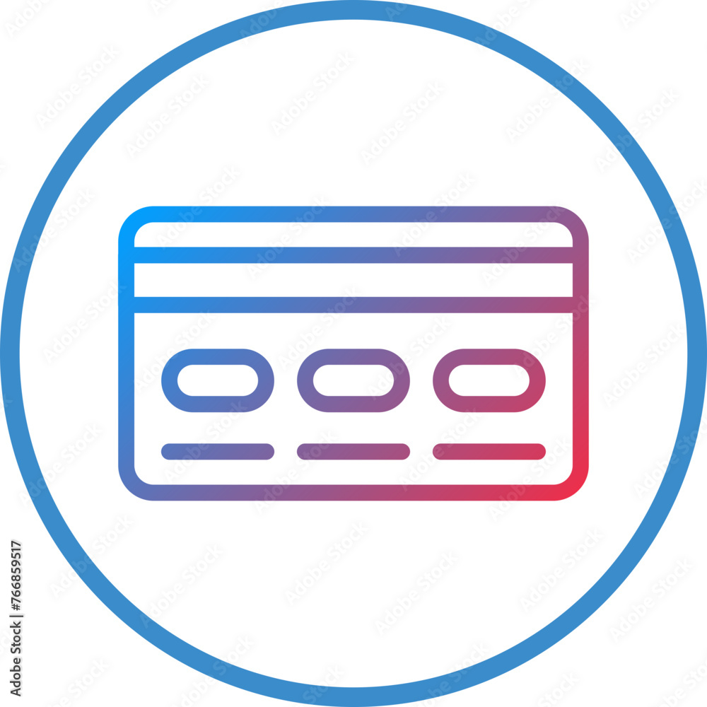 Vector Design Debit Card Icon Style Vector Design Debit Card Icon Style