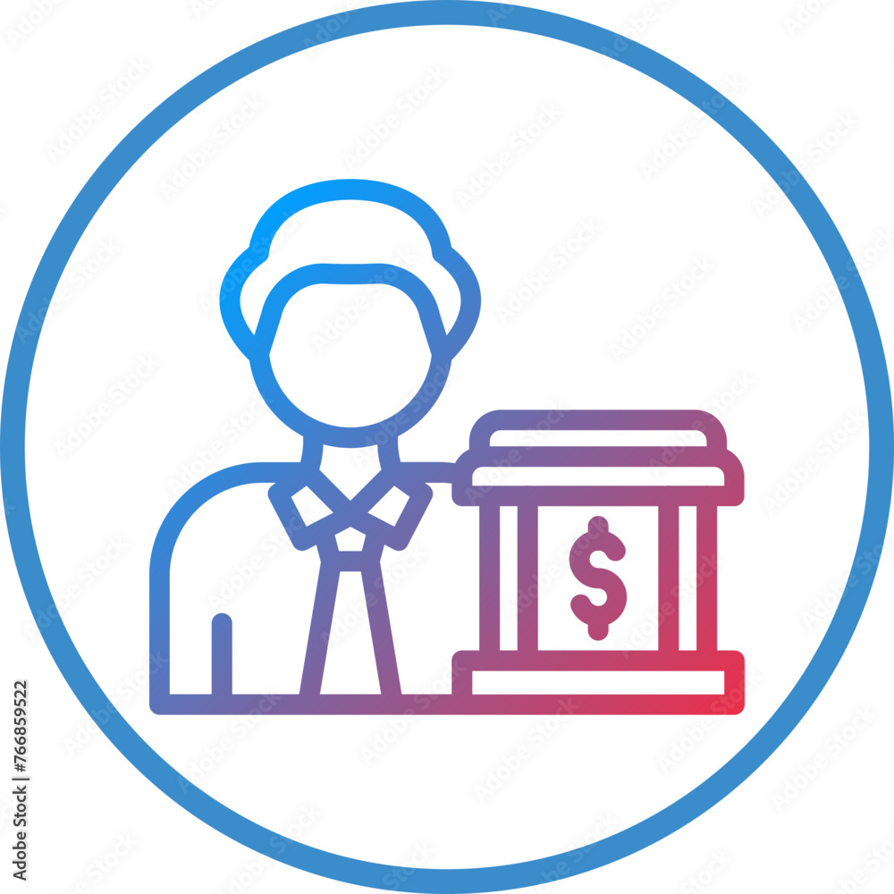 Vector Design Personal Banking Icon Style Vector Design Personal Banking Icon Style