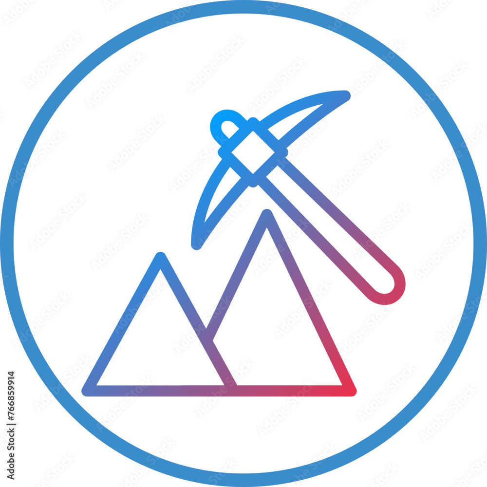 Vector Design Mining Icon Style Vector Design Mining Icon Style