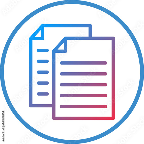 Vector Design Copy Icon Style