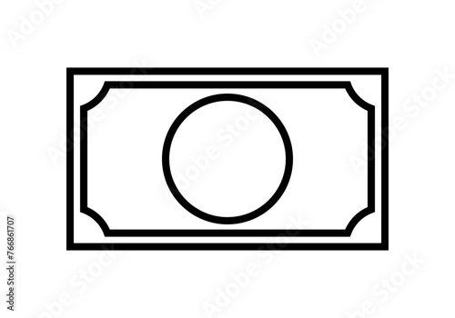 Billetes en efectivo sobre fondo blanco.