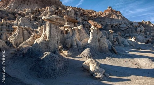 Devil’s Playground is noted for its interestingly eroded landforms.  photo