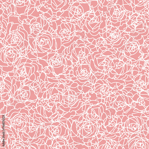 Abstract floral pattern perfect for textile design 