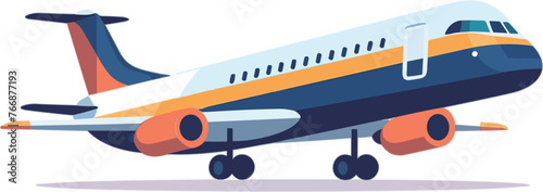 Modern Jet Plane Illustration