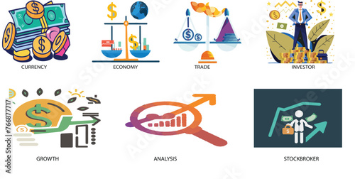 Print  Web Banner Illustration for Forex Markets"




