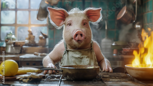 Piggy chef