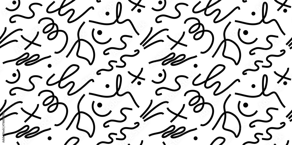 seamless lines, shape, circle, doodle, dot. abstract background in a minimalist style. monochrome pattern for print, paper, web design. modern art illustration. seamless lines, shape, circle, doodle, dot. abstract background in a minimalist style. monochrome pattern for print, paper, web design. modern art illustration.