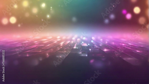 Multi colorful abstract splash background, disco party design element. 