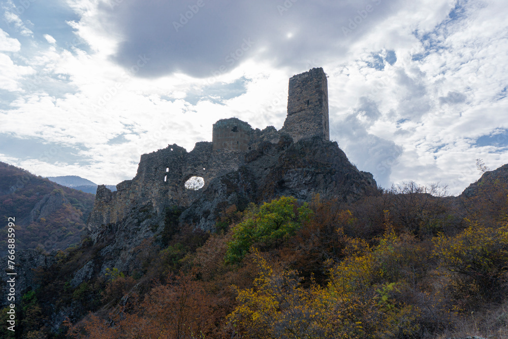 Ancient fortress on the rock.