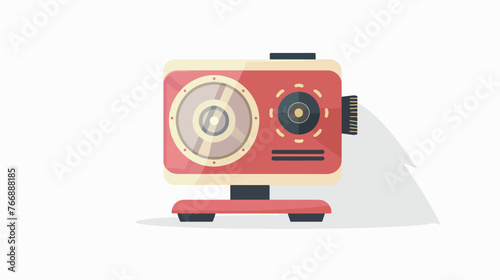 Flat modern design with shadow icon projector flat vector