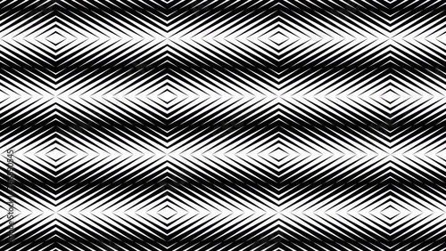 Abstract creative black and white geometric shape zigzag stripe motion background. Video animation Ultra HD 4k footage.