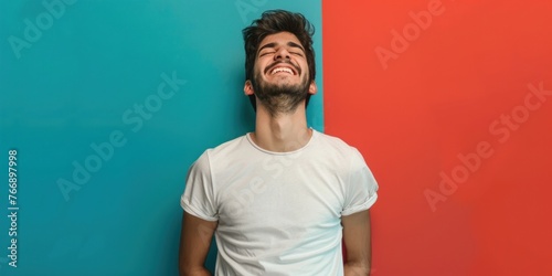Joyful South American Man Smiling