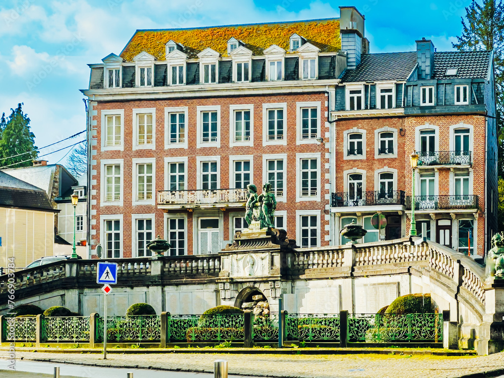 Street view of Spa in Belgium