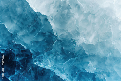 Wallpaper Mural Closeup ice surface texture. Background image. Created with Generative AI technology. Torontodigital.ca
