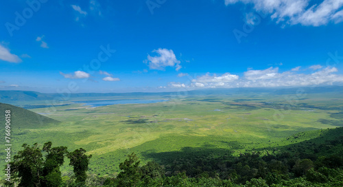 Beautiful wildlife of Ngorongoro in Tanzania photo