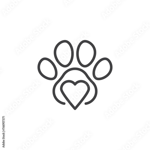 Animal Welfare line icon