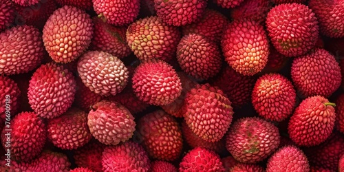 Colorful Organic Fruit Texture Close-Up