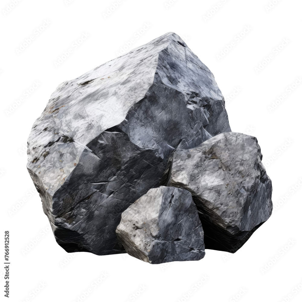 stone on isolate transparency background