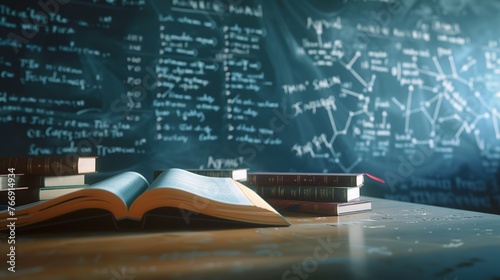 book on a wooden background