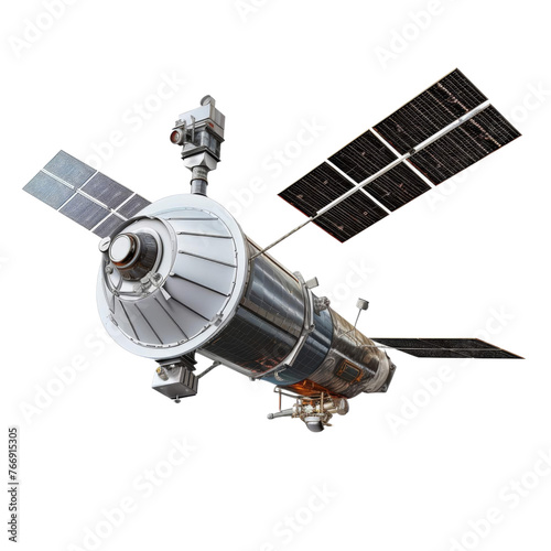 satellite on transparent background