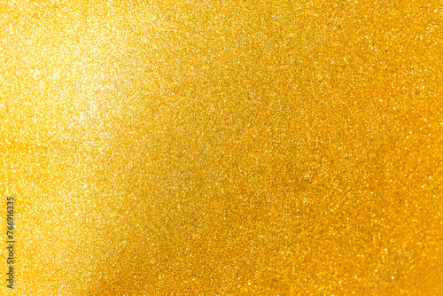 Abstract gold glitter texture background, shiny golden glitter background © sirirak