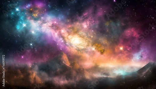 Space  galaxies  nebulae  planets  stars  moon  wallpaper  landscape  planet science  colorful colors