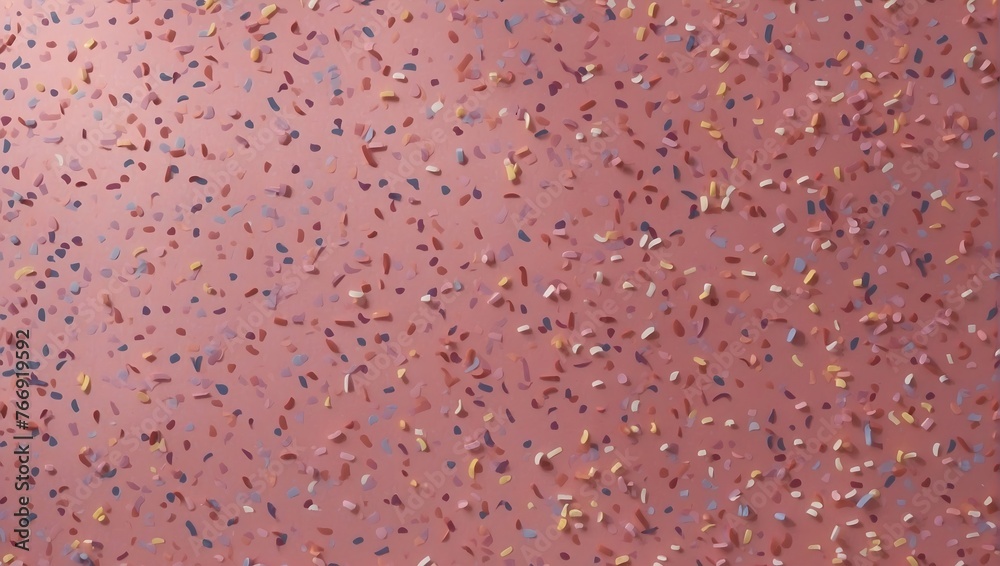 Pink colored wallpaper with sprinkles Generative AI Pink colored wallpaper with sprinkles Generative AI