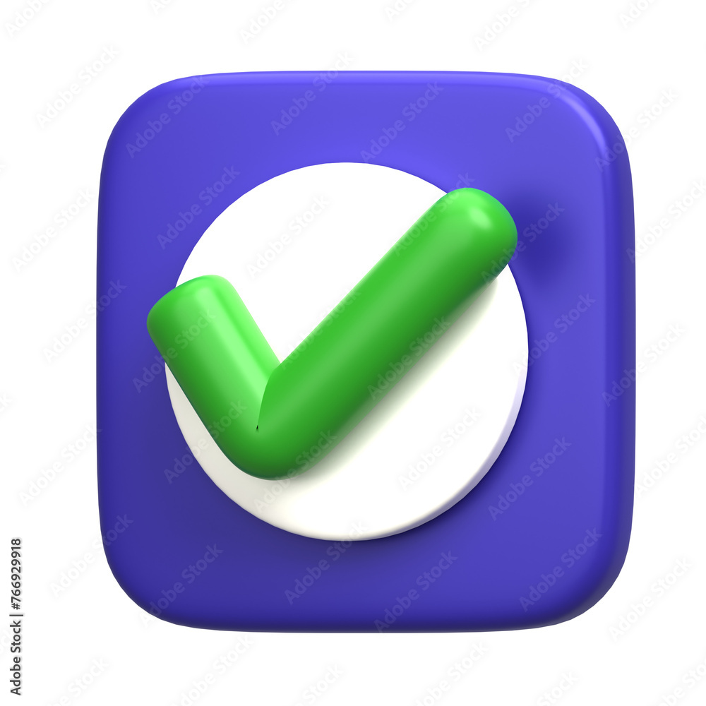 3D Completion Icon