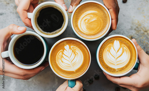 Caffeine Connections: Friends Celebrating International Coffee Day