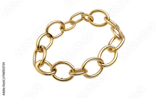 Circlet Chain isolated on transparent Background