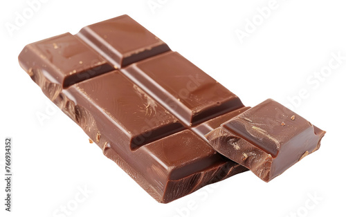 Sweet Seduction: The Chocolate Bar isolated on transparent Background