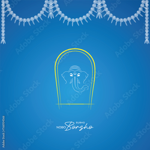 Pohela Boishakh | festival of | Pohela Boishakh poster, bengali new year, Suvo Noboborsho, Flat illustration of | social media post. greeting, card, banner,post, poster, Happy Bengali New Year, 1431,